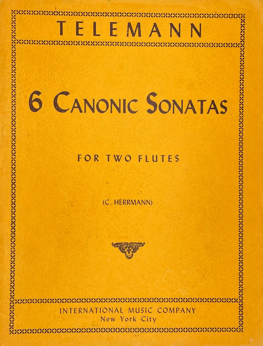 Six Canonic Sonatas by Georg Philipp Telemann
