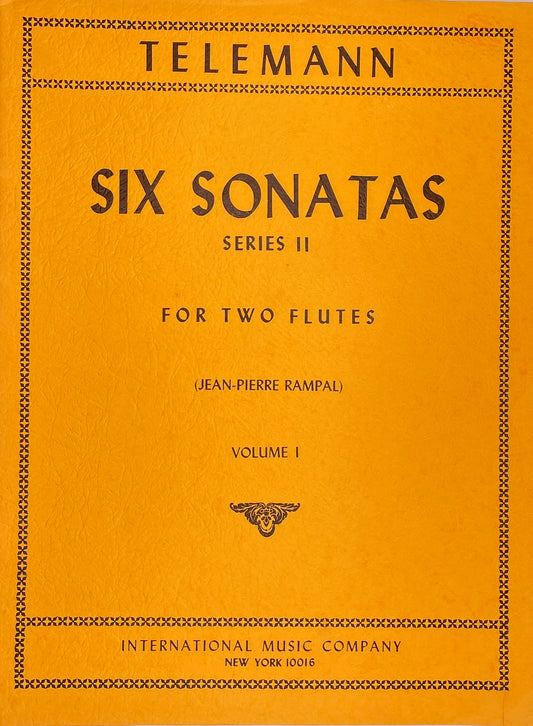 Six Sonatas for Two Flutes Vol. I Georg Philipp Telemann