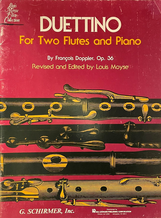 Duettino for Two Flutes & Piano, Op.36 by Franz Doppler