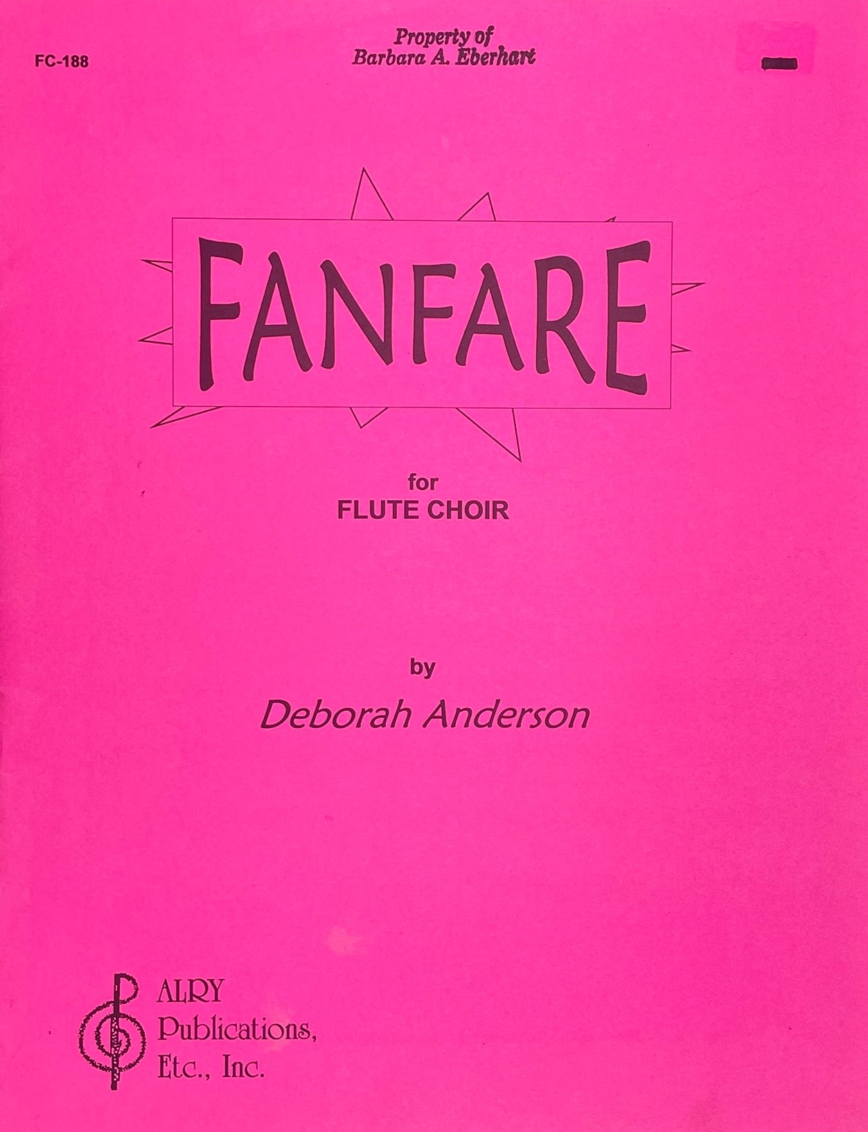 Fanfare for Flute Choir by Deborah Anderson