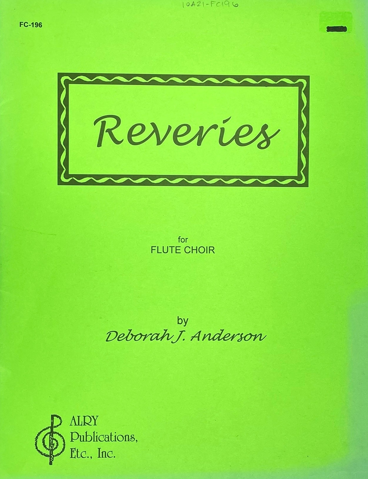 Reveries for Flute Choir by Deborah Anderson