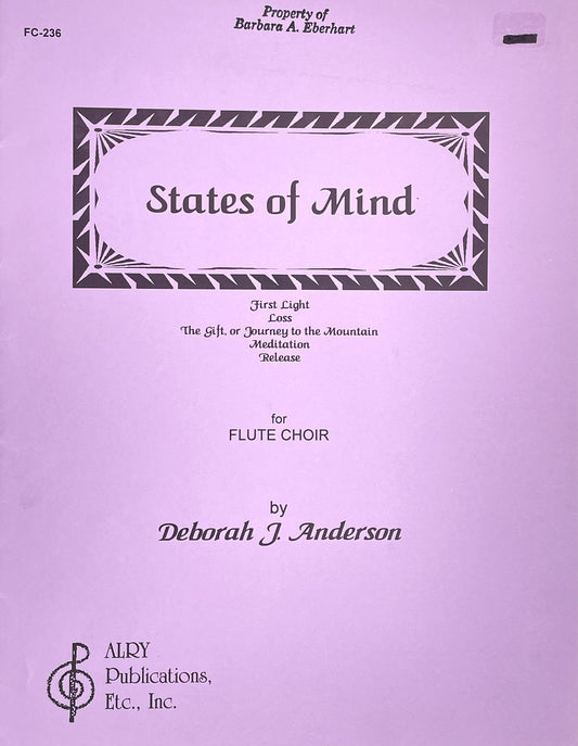 States of Mind for Flute Choir by Deborah Anderson