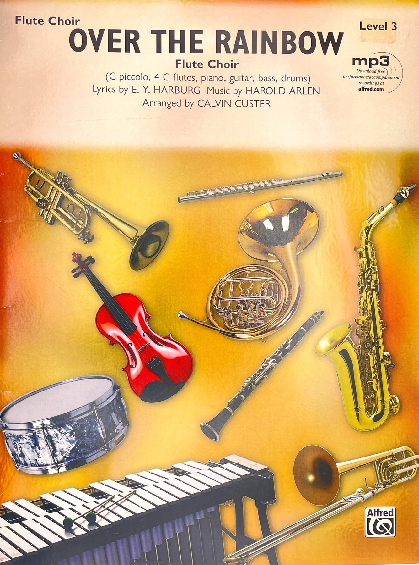 Over the Rainbow for Flute Choir by Harold Arlen