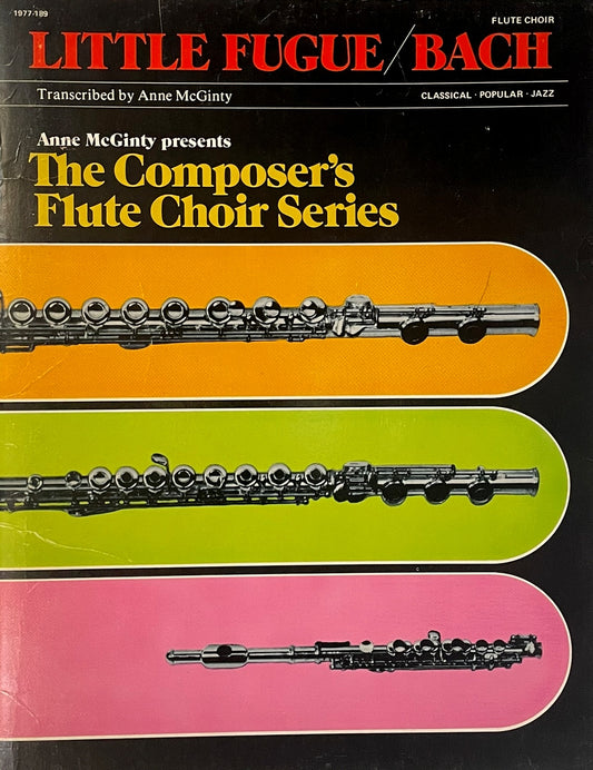 Little Fugue for Flute Choir by J.S. Bach