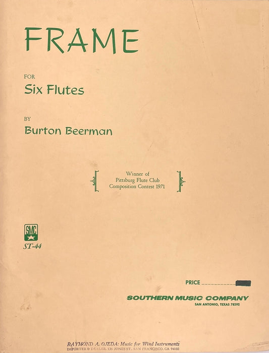 Frame for Six Flutes by Burton Beerman