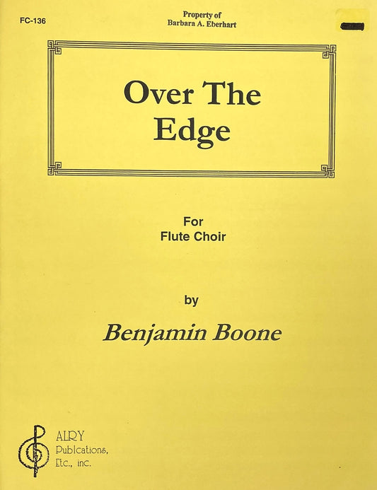 Over the Edge for Flute Choir by Benjamin Boone