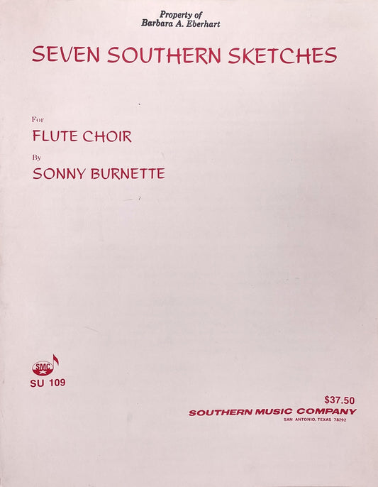 Seven Southern Sketches for Flute Choir by Sonny Burnette