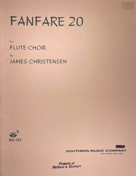 Fanfare 20 for Flute Choir by James Christensen