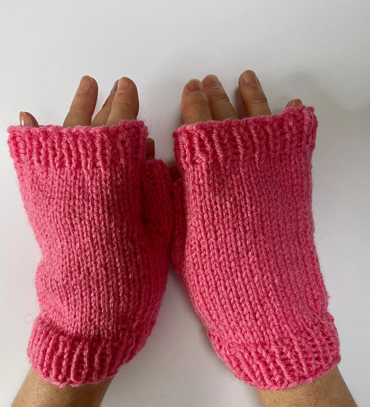 Fingerless Gloves for Larger Hands