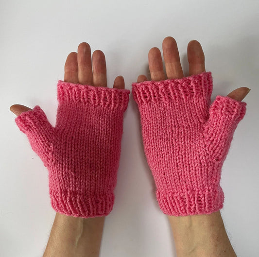 Fingerless Gloves for Larger Hands