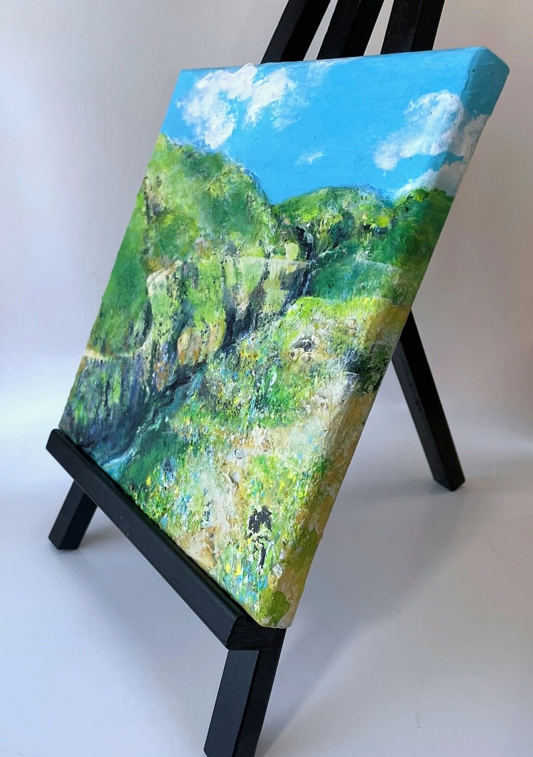 Winding Paths - Original Acrylic Painting by Sophia Eberhart (Free USA Shipping)