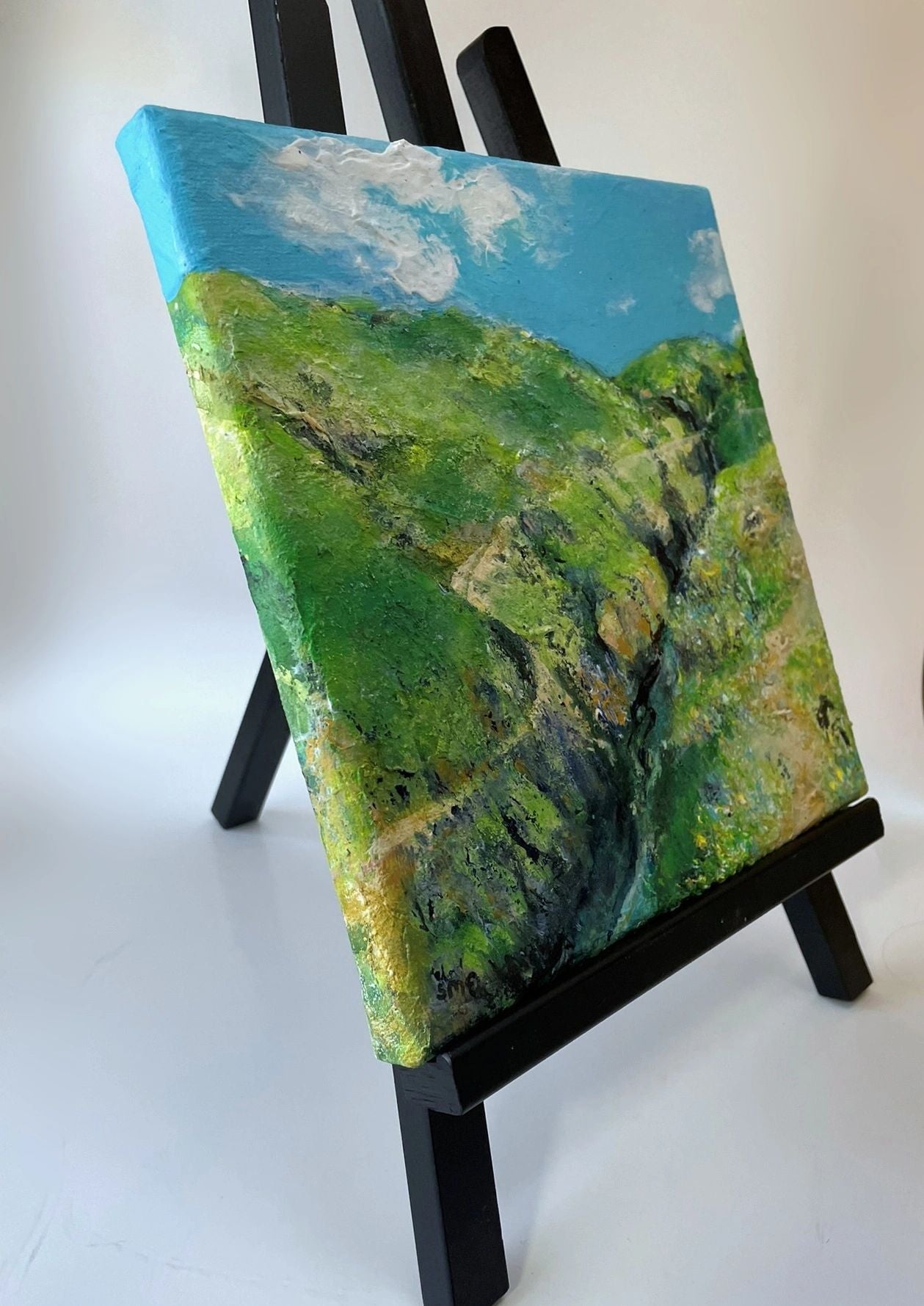 Winding Paths - Original Acrylic Painting by Sophia Eberhart (Free USA Shipping)