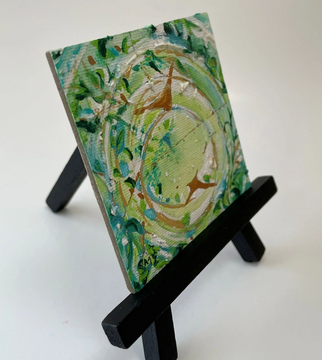 Flights of Fancy - Original Acrylic Miniature Painting by Sophia Eberhart (Free USA Shipping)