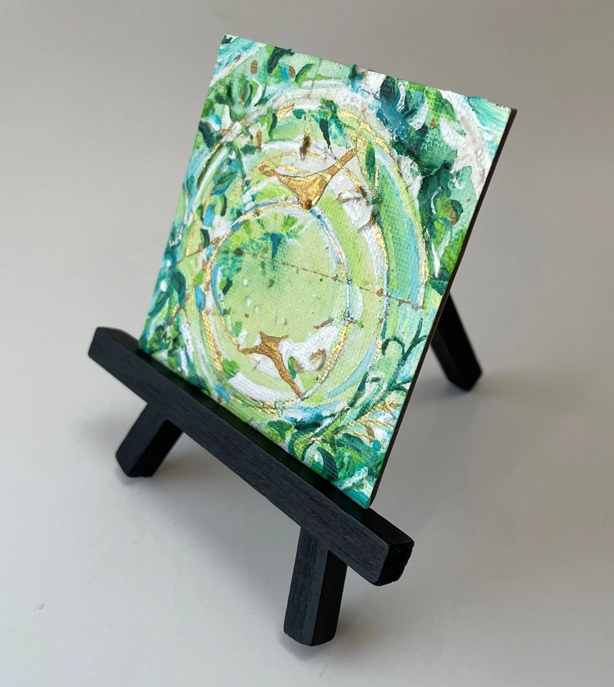 Flights of Fancy - Original Acrylic Miniature Painting by Sophia Eberhart (Free USA Shipping)