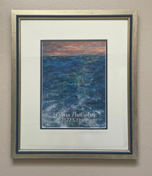 Heading Home - Original Acrylic Painting by Sophia Eberhart (Free USA Shipping)