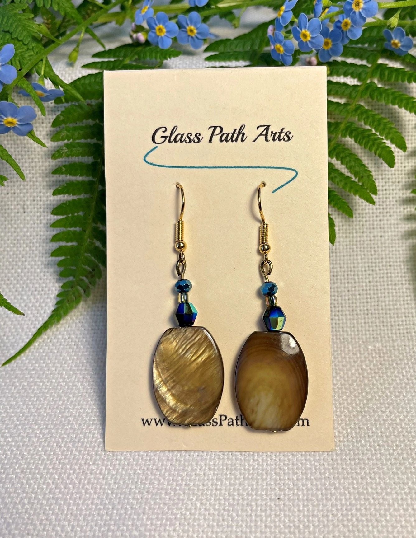 Tiger's Eye Natural Stone Earrings