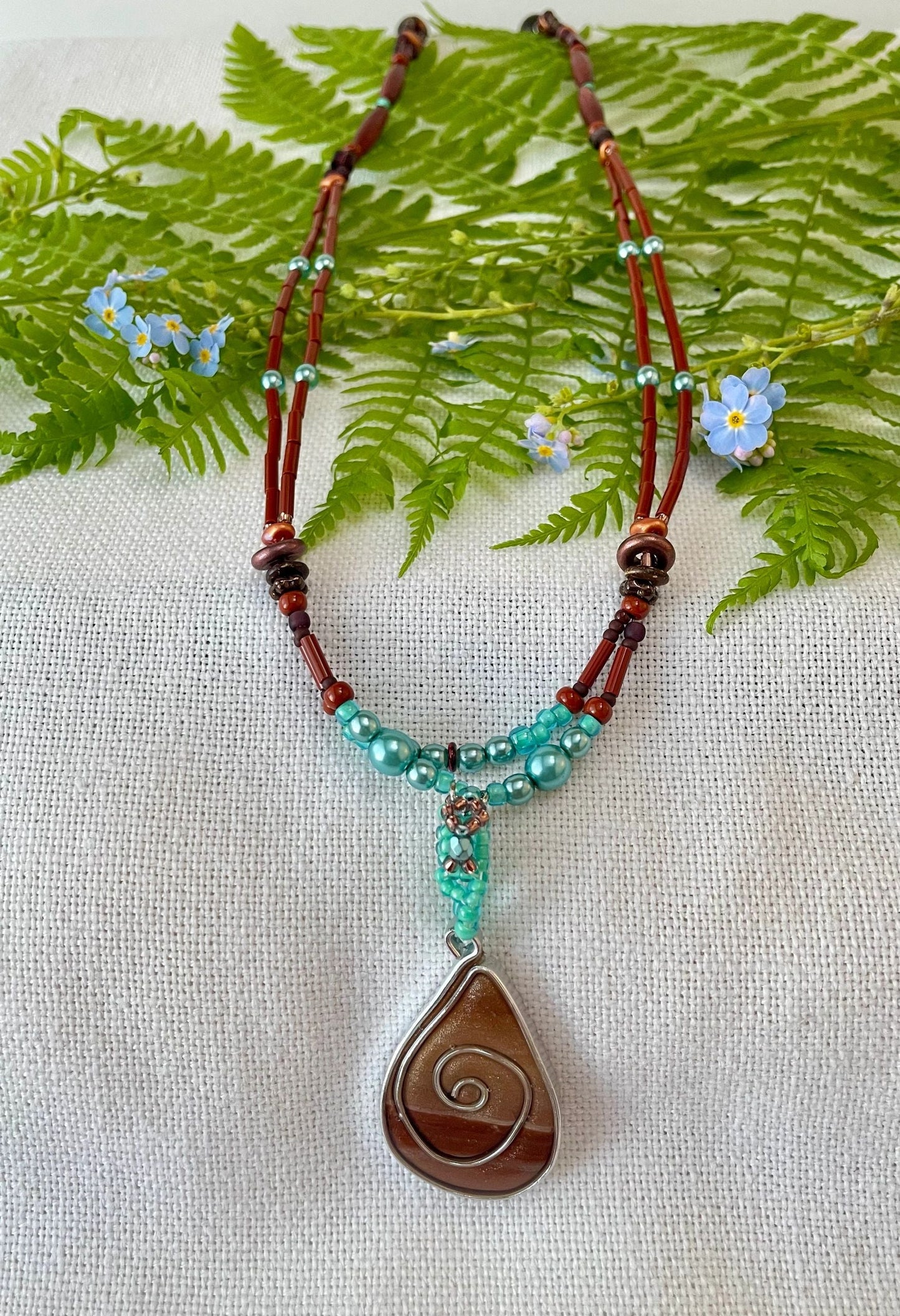 Necklace - Caramel Bay