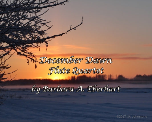 December Dawn Flute Quartet - Sheet Music Digital Download